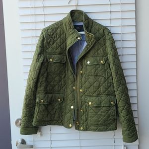 Jcrew quilted downtown field jacket, size L